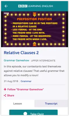 BBC Learning English android App screenshot 1